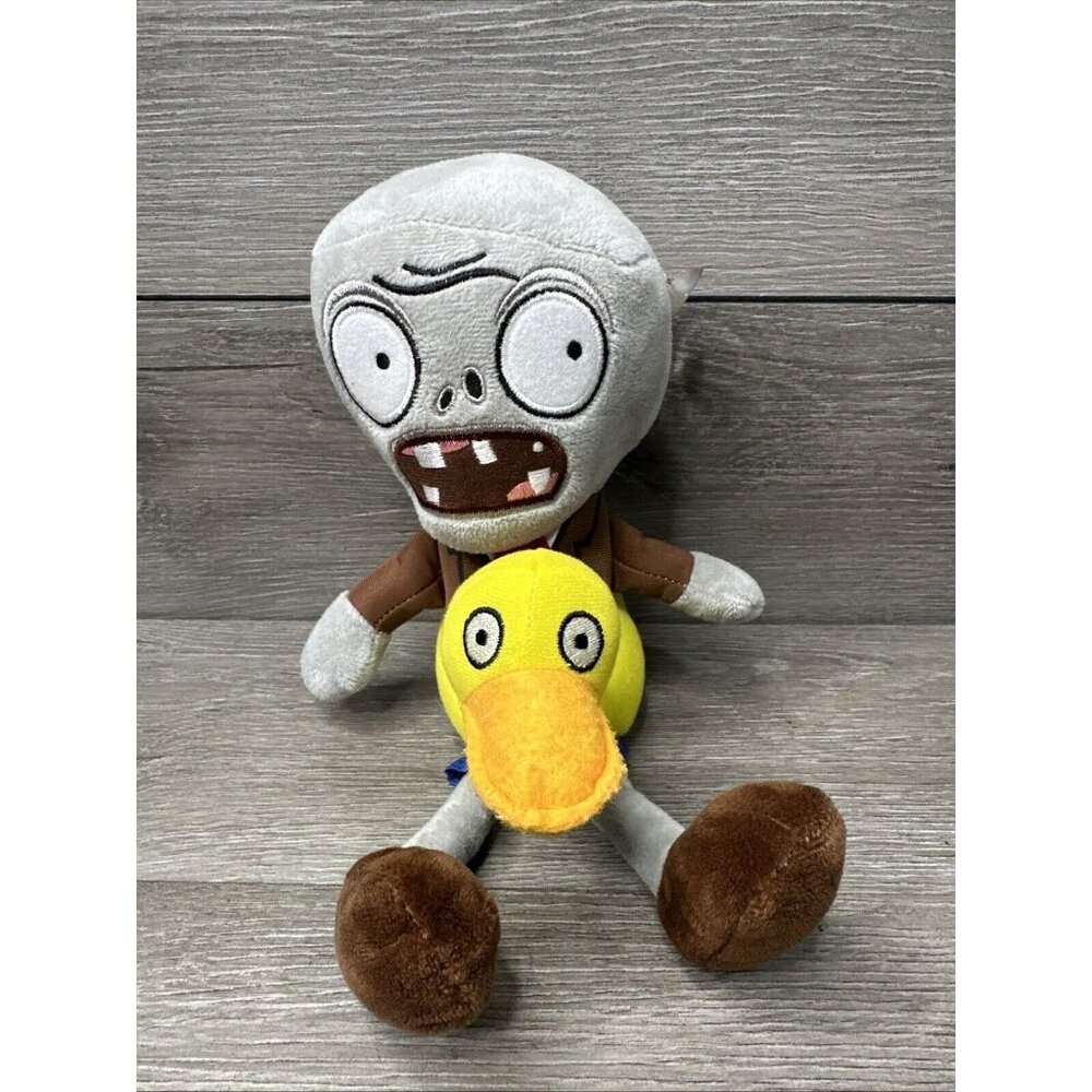 PVZ 12” Plants Vs Zombies Window Hanger Plush Duck Float Zombie